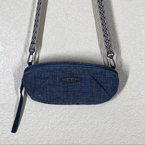Keen Small Blue Zip Around Purse